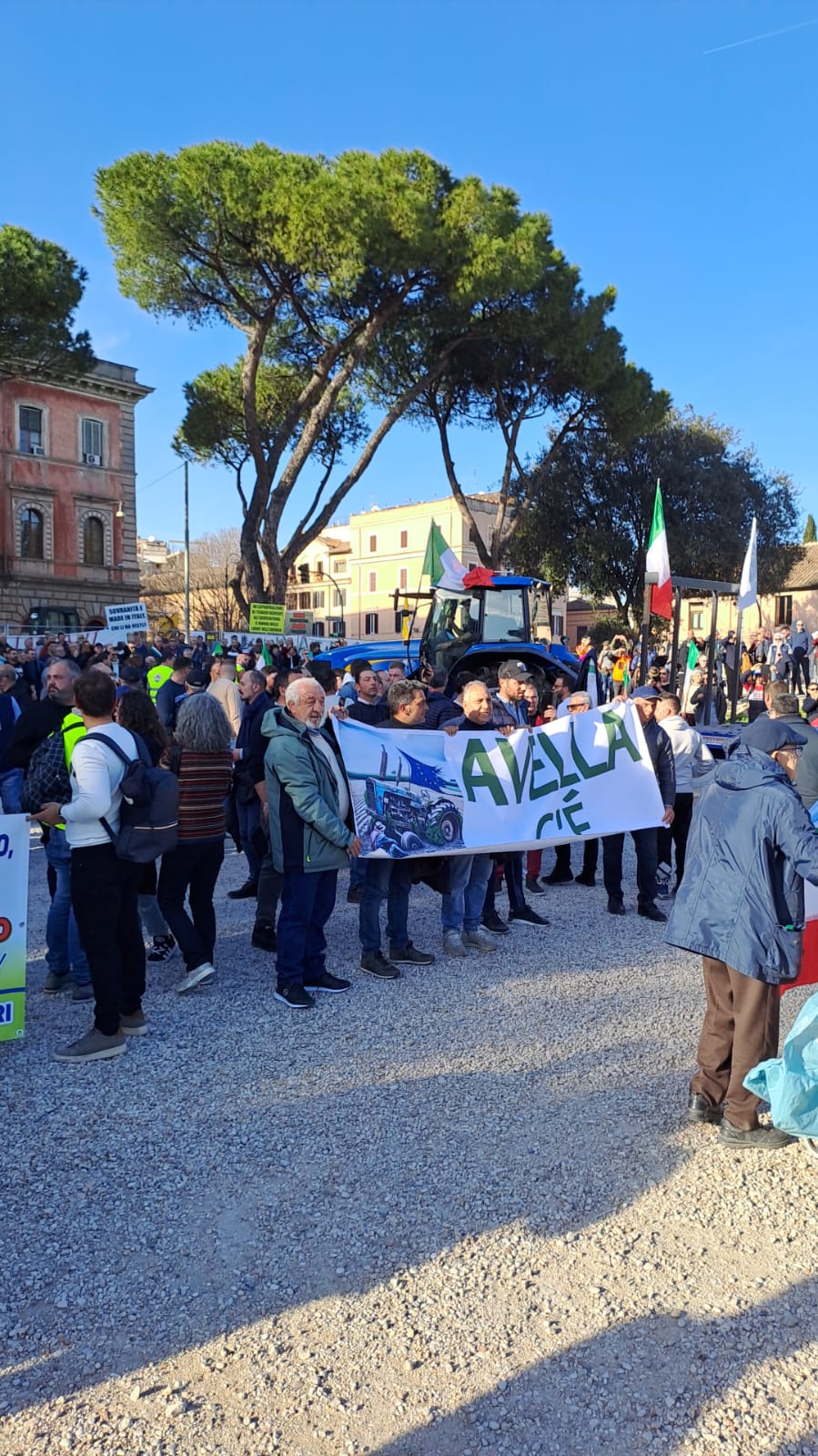 AVELLA. Agricoltori Italiani Protestano al Circo Massimo. Avella ben rappresentata. Le foto AVELLA. Agricoltori Italiani Protestano al Circo Massimo. Avella ben rappresentata. Le foto