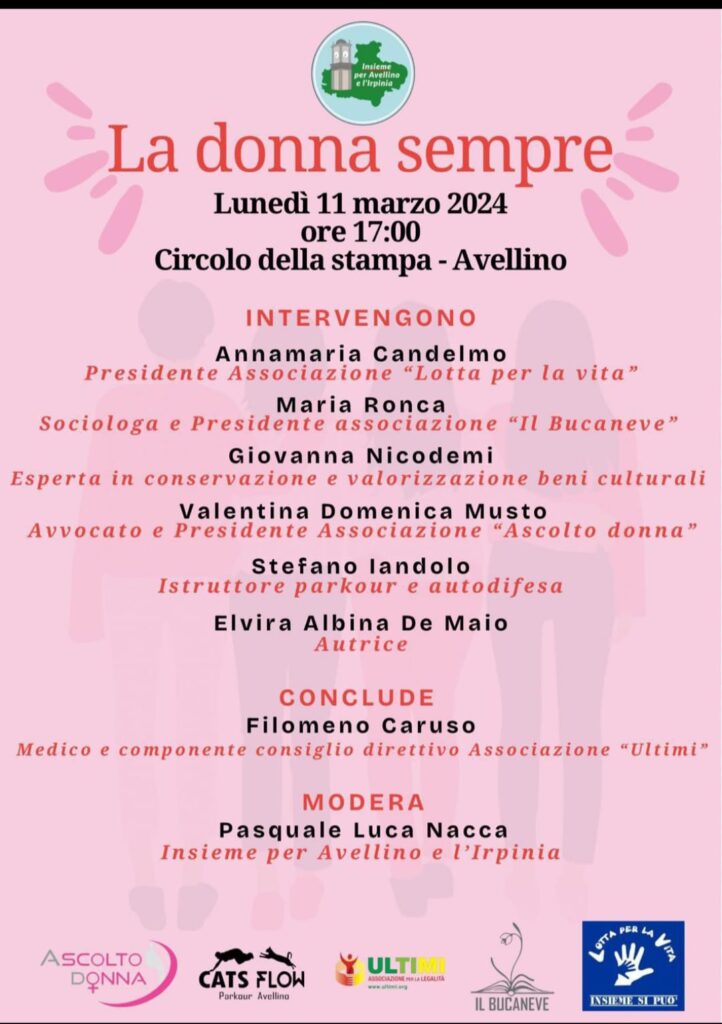 Avellino   Convegno La donna sempre oggi al Circolo della Stampa