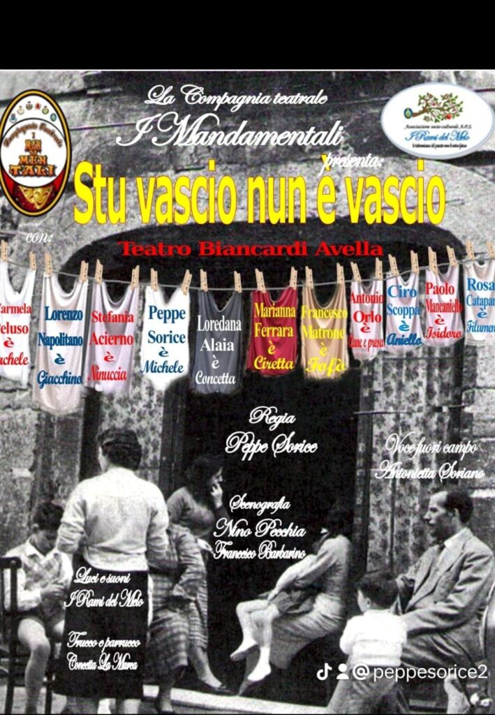 Teatro a Avella: I Mandamentali allAssalto del Risate con Stu Vascio Nun è Vascio