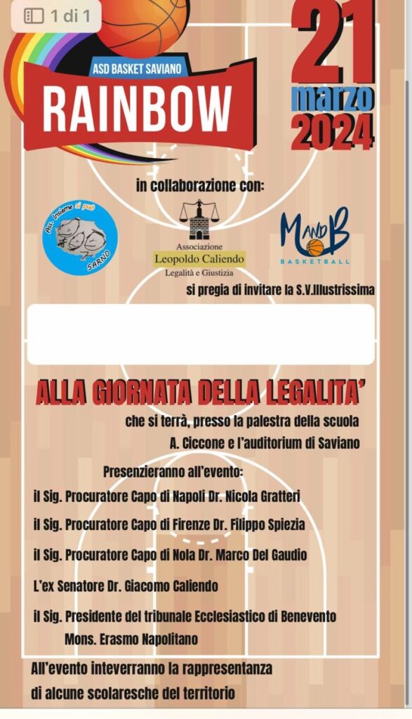 Saviano: giornata della legalità con Gratteri, Spiezia e Del Gaudio