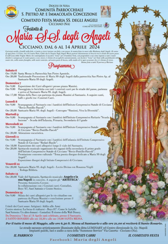 CICCIANO. Festa della Madonna degli Angeli a Cicciano: Il Carro Allegorico Contro la Violenza di Genere