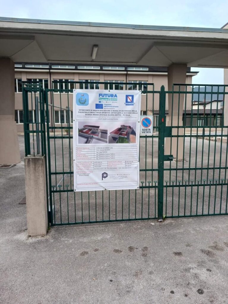 Forino (Av): Avviati a i lavori di rimodernamento dell Ex Comune e della Palestra Comunale.  Ecco le parole del Sindaco Olivieri