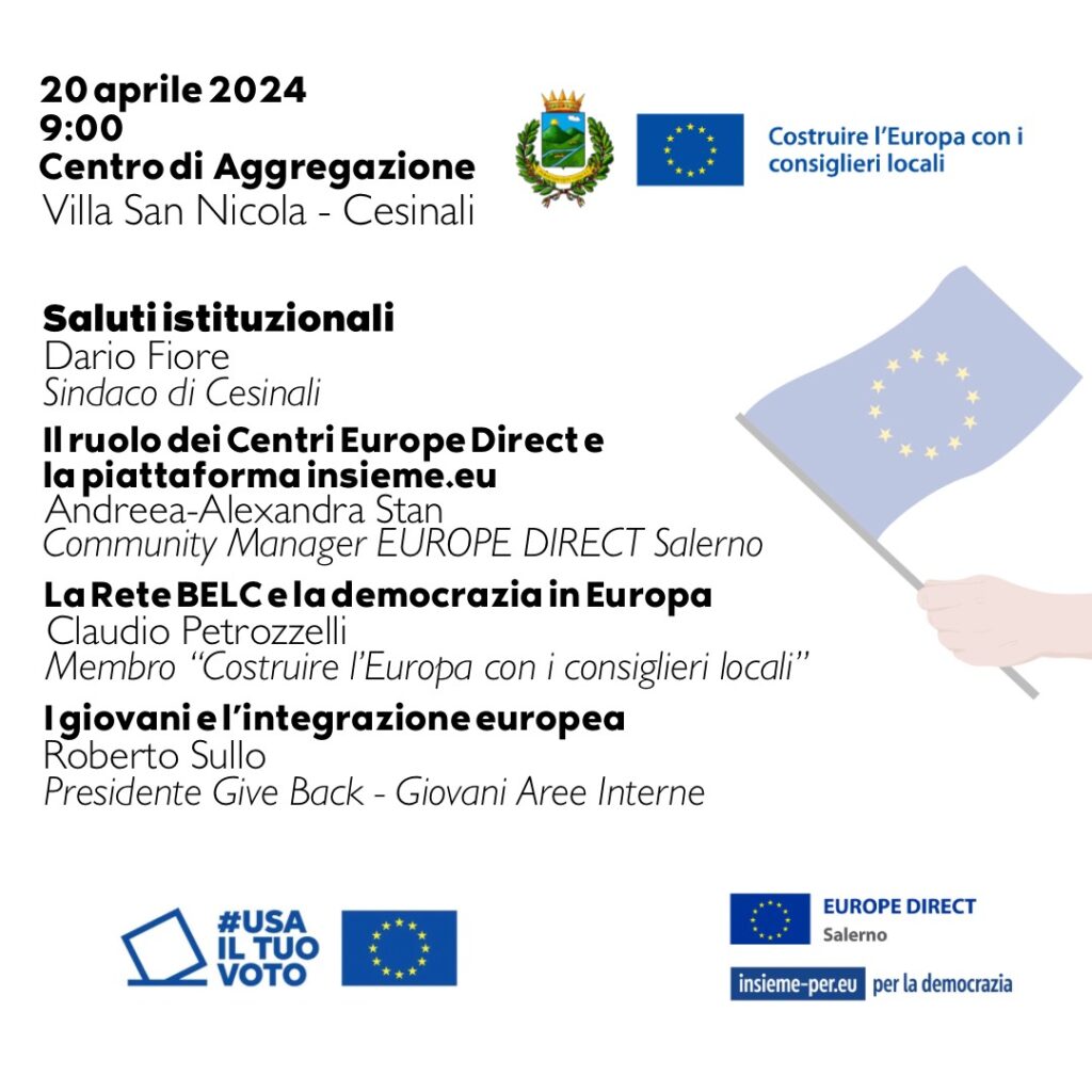 Elezioni europee: a Cesinali focus sul voto di giugno.