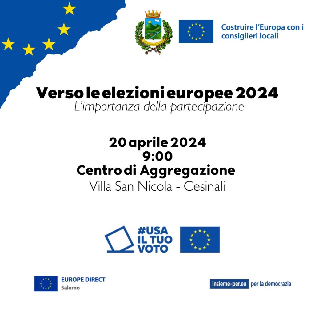 Elezioni europee: a Cesinali focus sul voto di giugno.