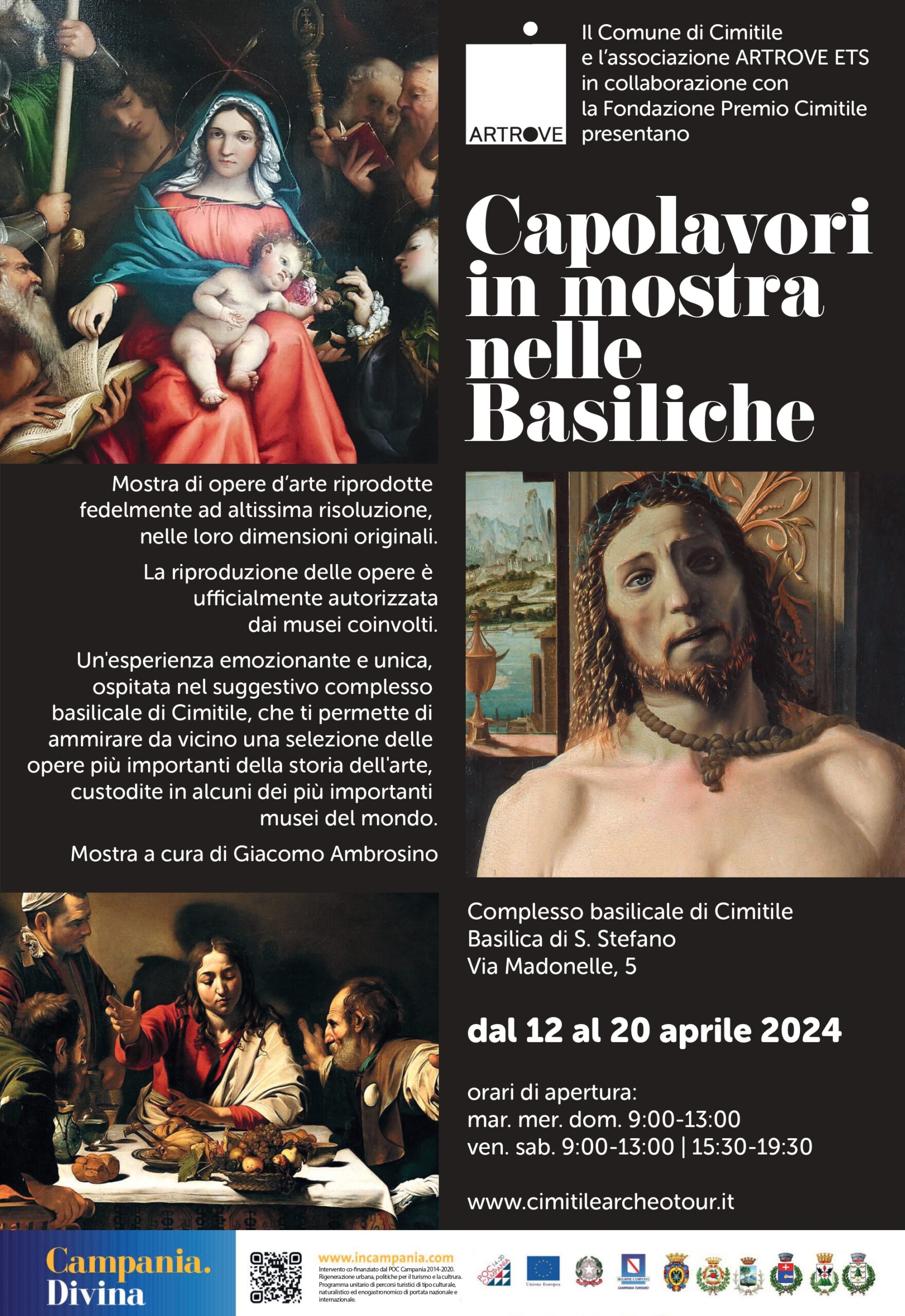 “Capolavori in mostra nelle Basiliche di Cimitile” “Capolavori in mostra nelle Basiliche di Cimitile”