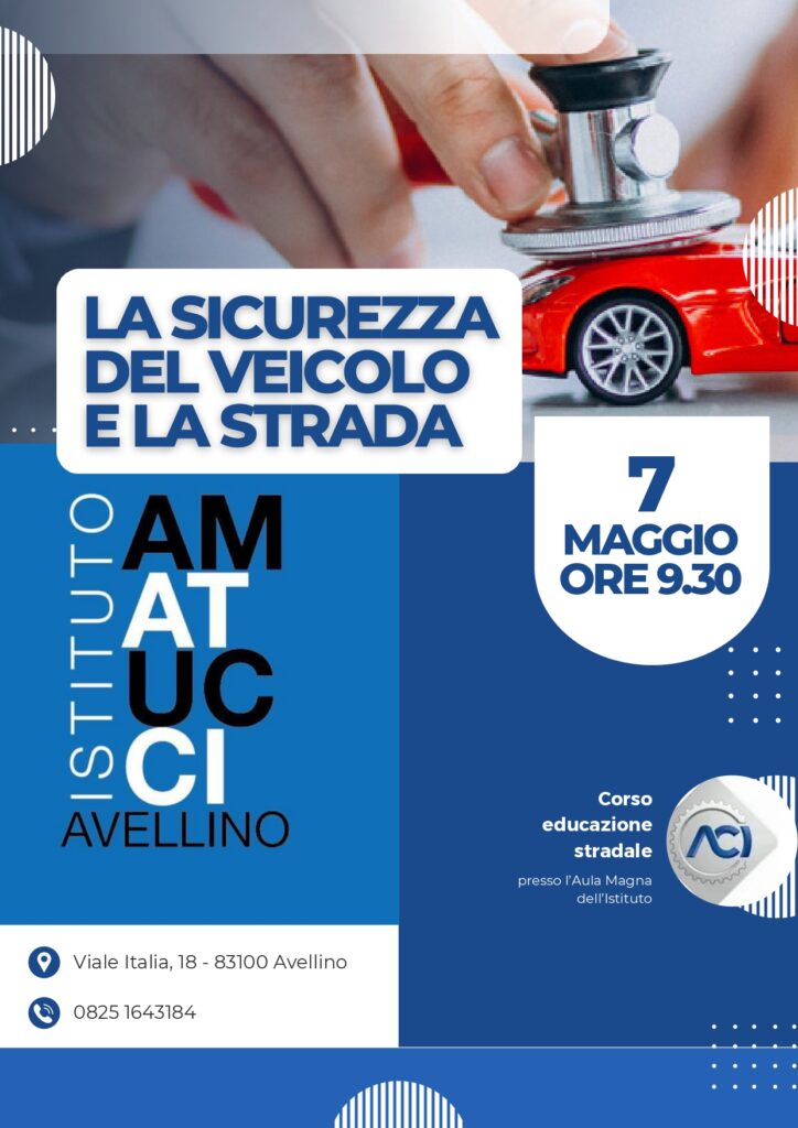 Aci Avellino   La sicurezza del veicolo e la strada: incontro allistituto De Sanctis   DAgostino