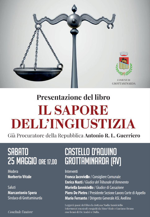 Il Procuratore Guerriero presenta il suo libro a Grottaminarda Il Procuratore Guerriero presenta il suo libro a Grottaminarda