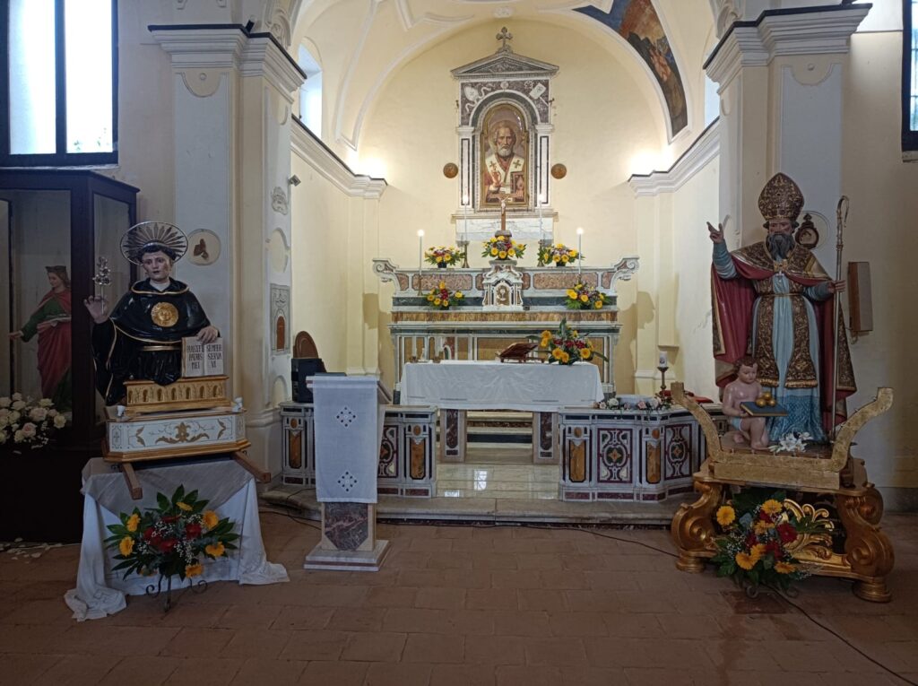 Forino (Av):  Grande giornata di fede ed emozione per l arrivo di San Nicola da Tolentino Patrono di Montoro