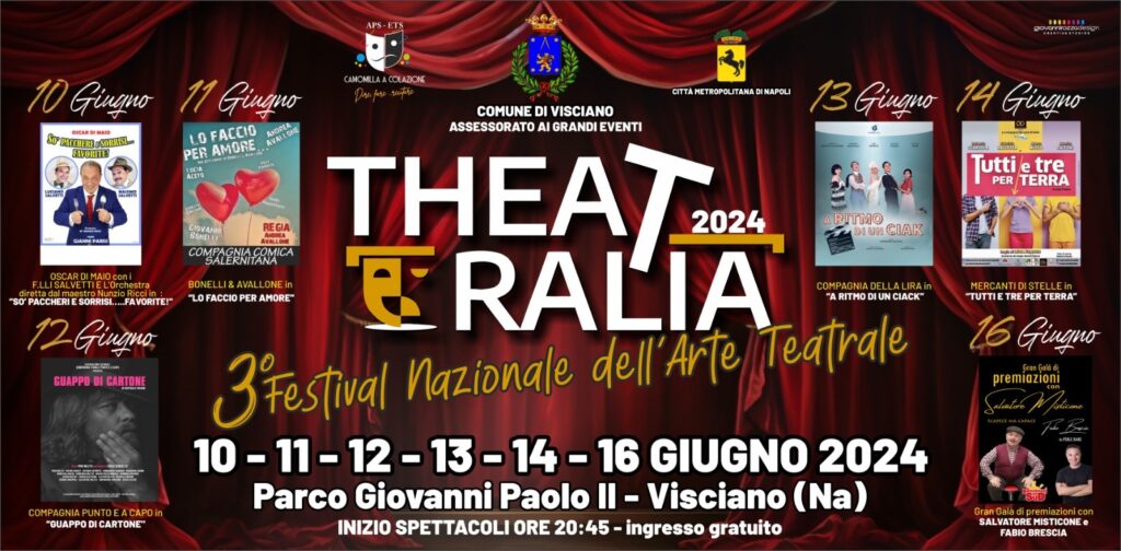 VISCIANO. Riflettori puntati su Theatralia la rassegna teatrale per grandi e piccini