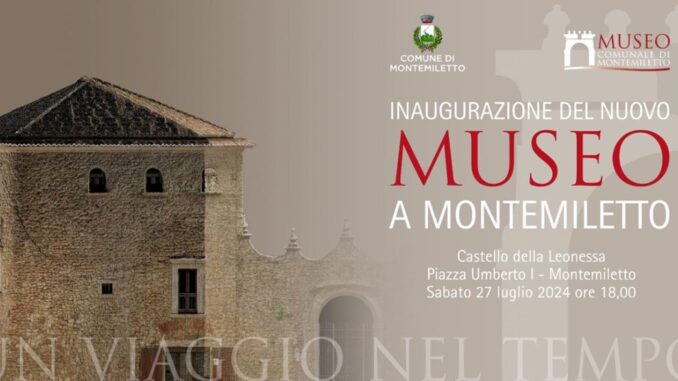 Museo Comunale di Montemiletto - Inaugurazione 27 luglio 2024_orizzontale