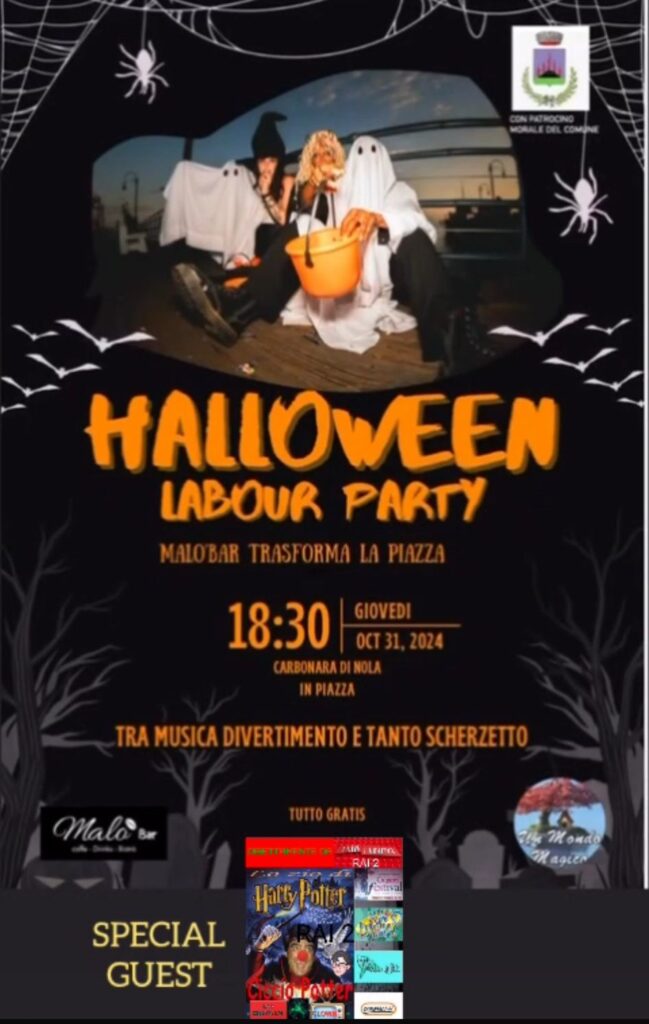 Halloween a Carbonara di Nola: divertimento e inclusione per piccoli e grandi in una giornata di festa e solidarietà Halloween a Carbonara di Nola: divertimento e inclusione per piccoli e grandi in una giornata di festa e solidarietà