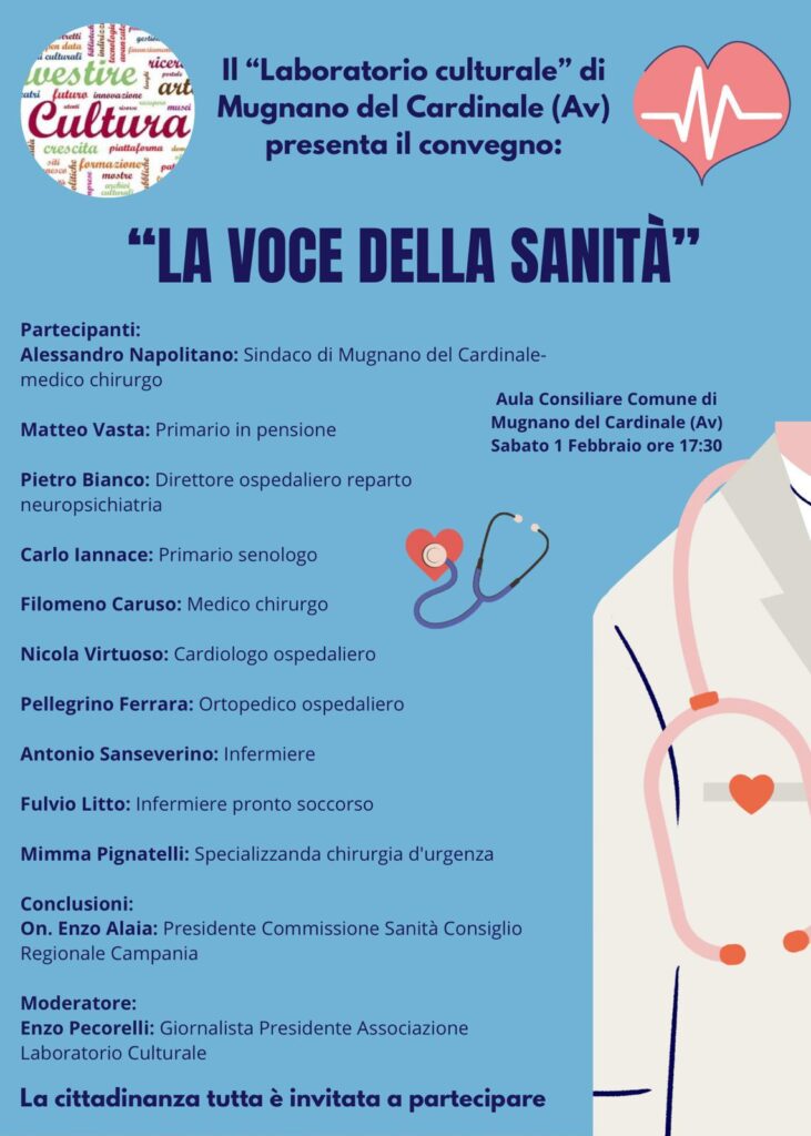 La Voce della Sanità: Un Convegno a Mugnano del Cardinale La Voce della Sanità: Un Convegno a Mugnano del Cardinale