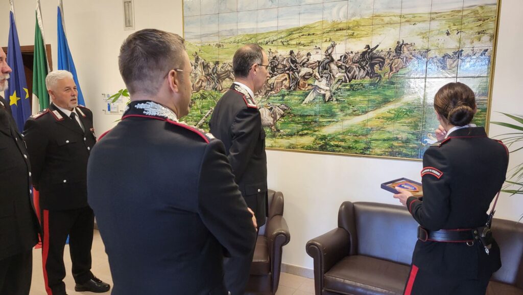 Il Generale di Corpo d’Armata Marco Minicucci in visita alla Stazione Carabinieri di Bonito (AV)