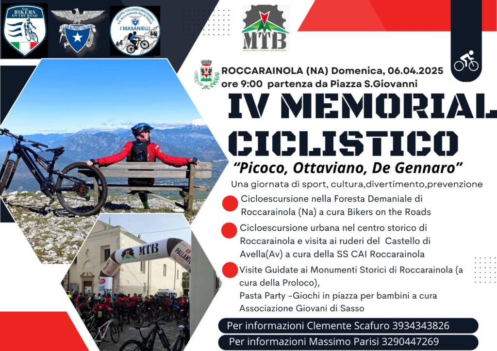 Roccarainola si prepara al IV Memorial Ciclistico Picoco Ottaviano   De Gennaro: una giornata di sport, cultura e territorio