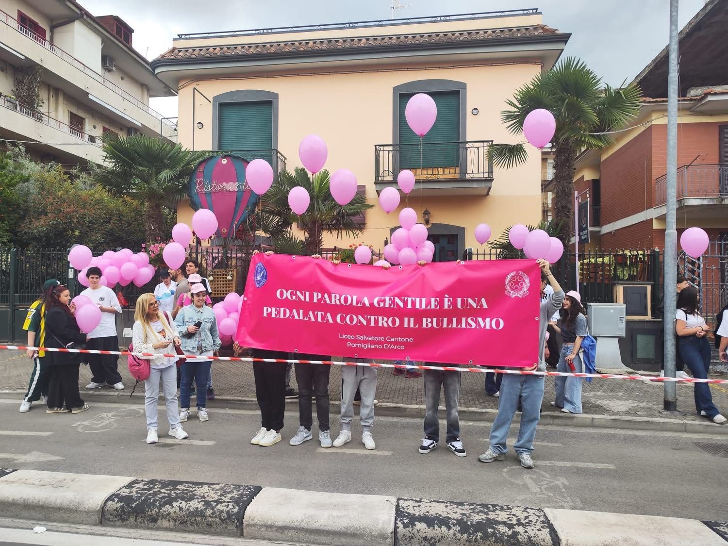 Pomigliano d’Arco, il Giro d’Italia diventa messaggio di gentilezza e inclusione