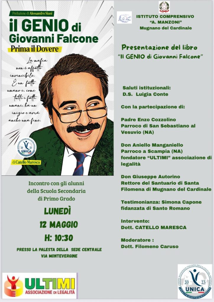Il Genio di Giovanni Falcone”: a Mugnano del Cardinale un incontro per la legalità