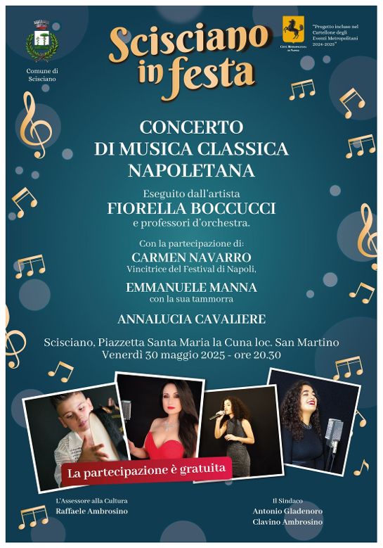 “Scisciano in festa”: tornano gli eventi a fine maggio