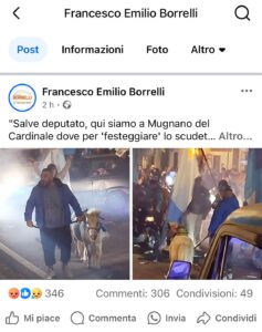 Pony tra la folla per lo scudetto: polemiche a Mugnano del Cardinale. La denuncia del deputato Borrelli