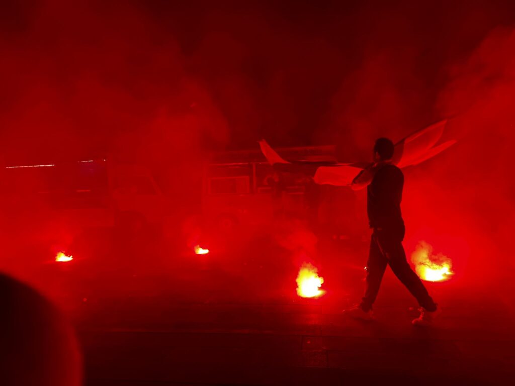 Avella in festa per l’US Avellino: Piazza Convento biancoverde tra cori, balli e convivialità