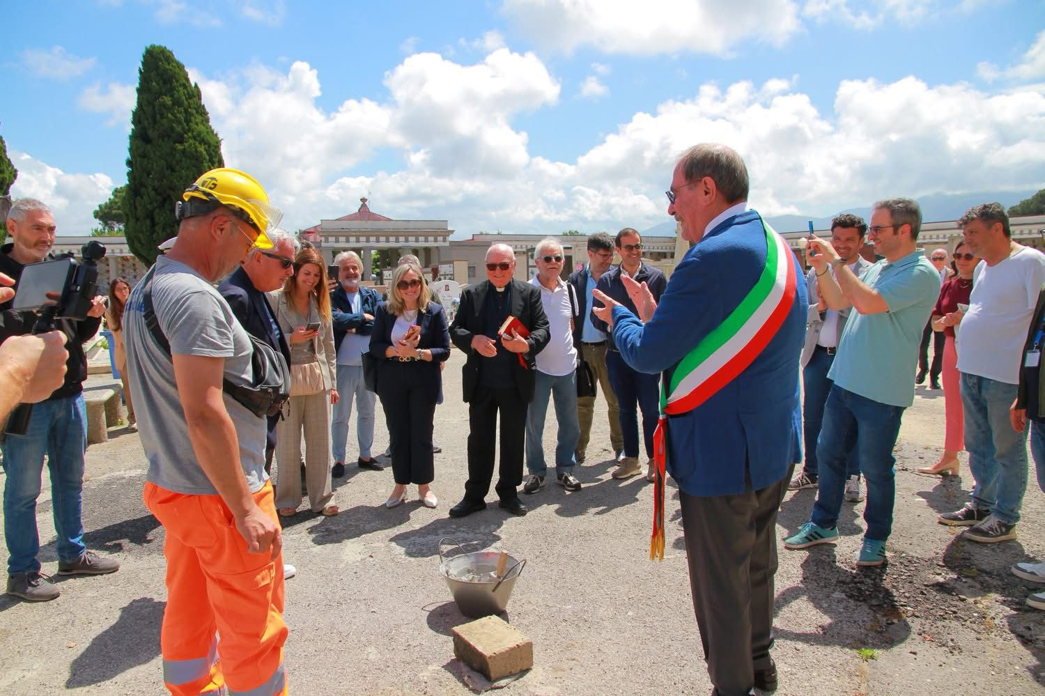 Pompei, al via i lavori al Cimitero Comunale: più spazi, decoro e rispetto(Foto)