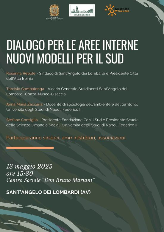 SantAngelo dei Lombardi, dialogo per le Aree Interne insieme a Fondazione Con il Sud.