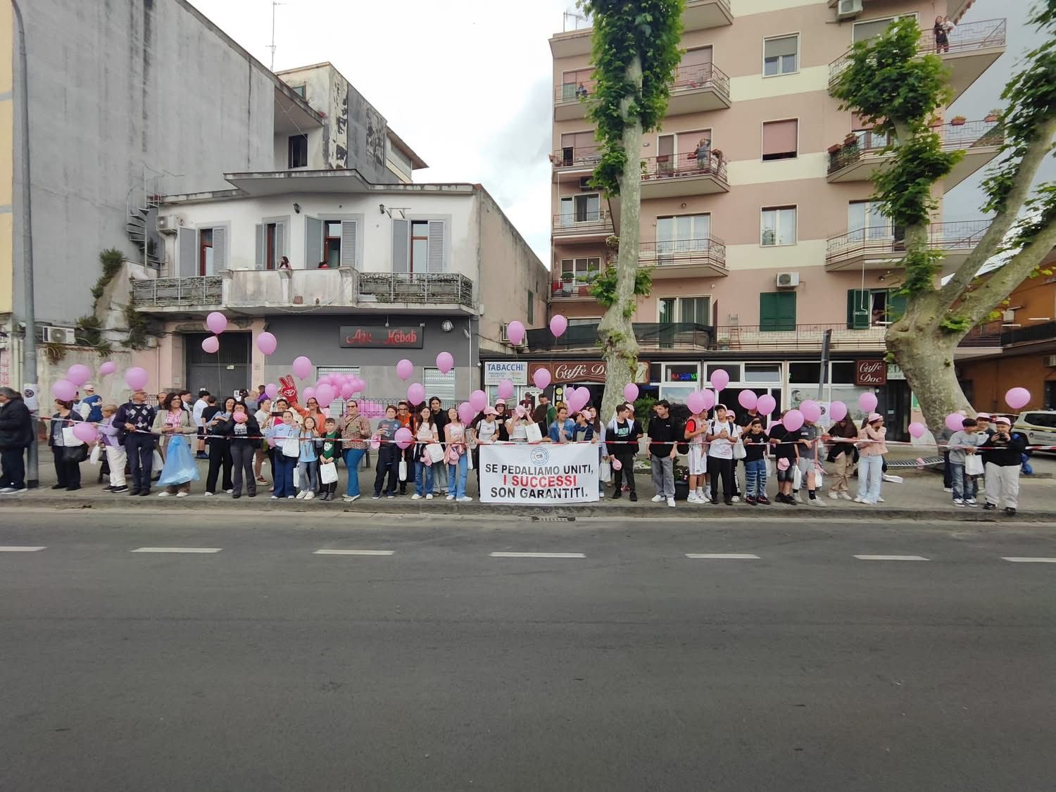 Pomigliano d’Arco, il Giro d’Italia diventa messaggio di gentilezza e inclusione