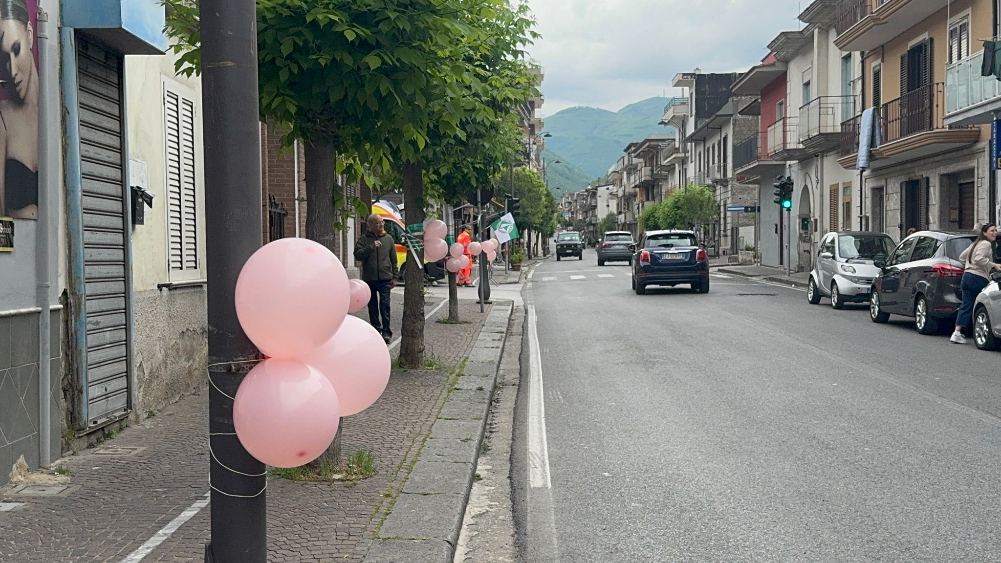 Il Giro chiama: Mugnano del Cardinale risponde in rosa (foto e video)