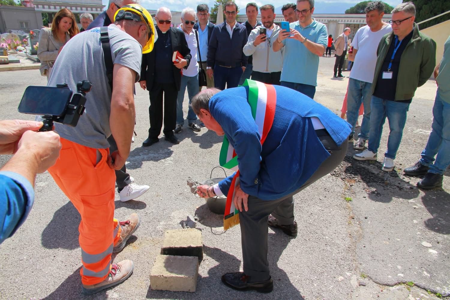 Pompei, al via i lavori al Cimitero Comunale: più spazi, decoro e rispetto(Foto)