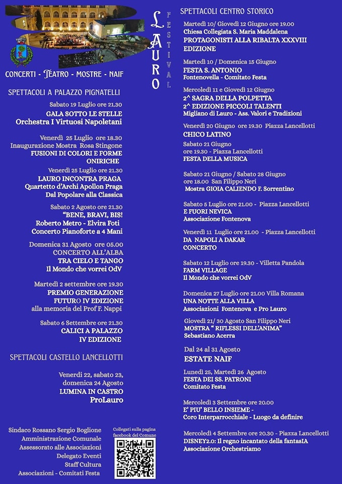 Lauro Festival 2025: unestate di cultura, emozioni e territorio