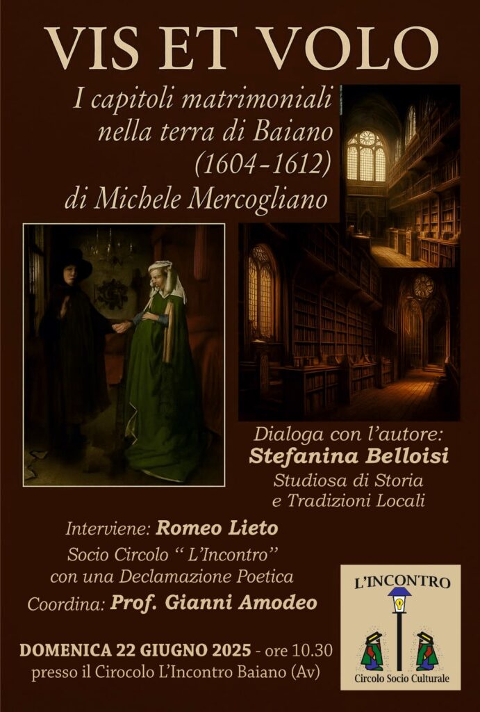 Baiano, in arrivo la presentazione del libro “Vis et Volo” di Michele Mercogliano