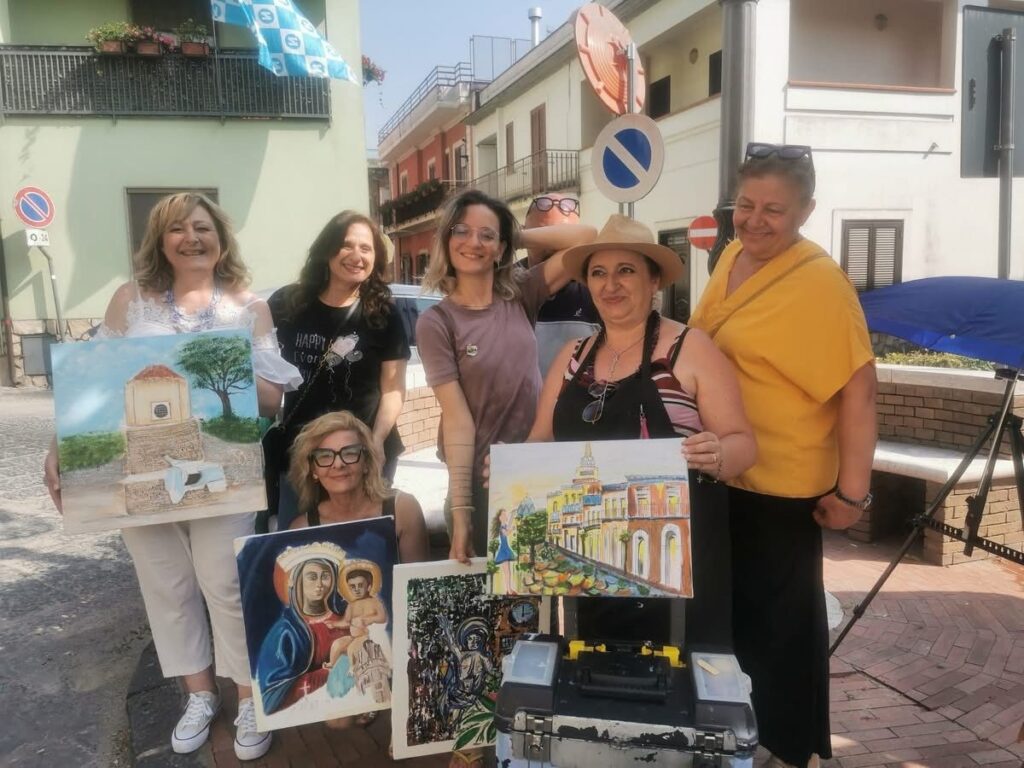 Visciano si tinge d’arte: successo per la Mostra Estemporanea “I Colori di Visciano”