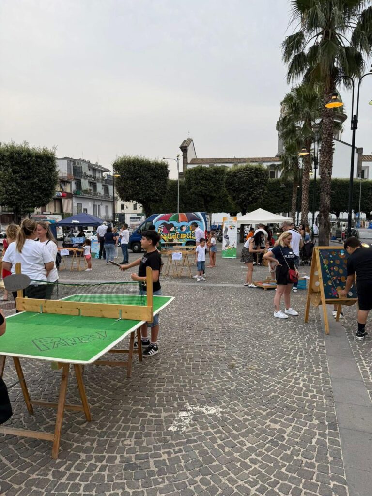 Sant’Anastasia celebra la Giornata Nazionale dello Sport: entusiasmo in piazza tra giovani talenti e spirito di comunità.(FOTO)
