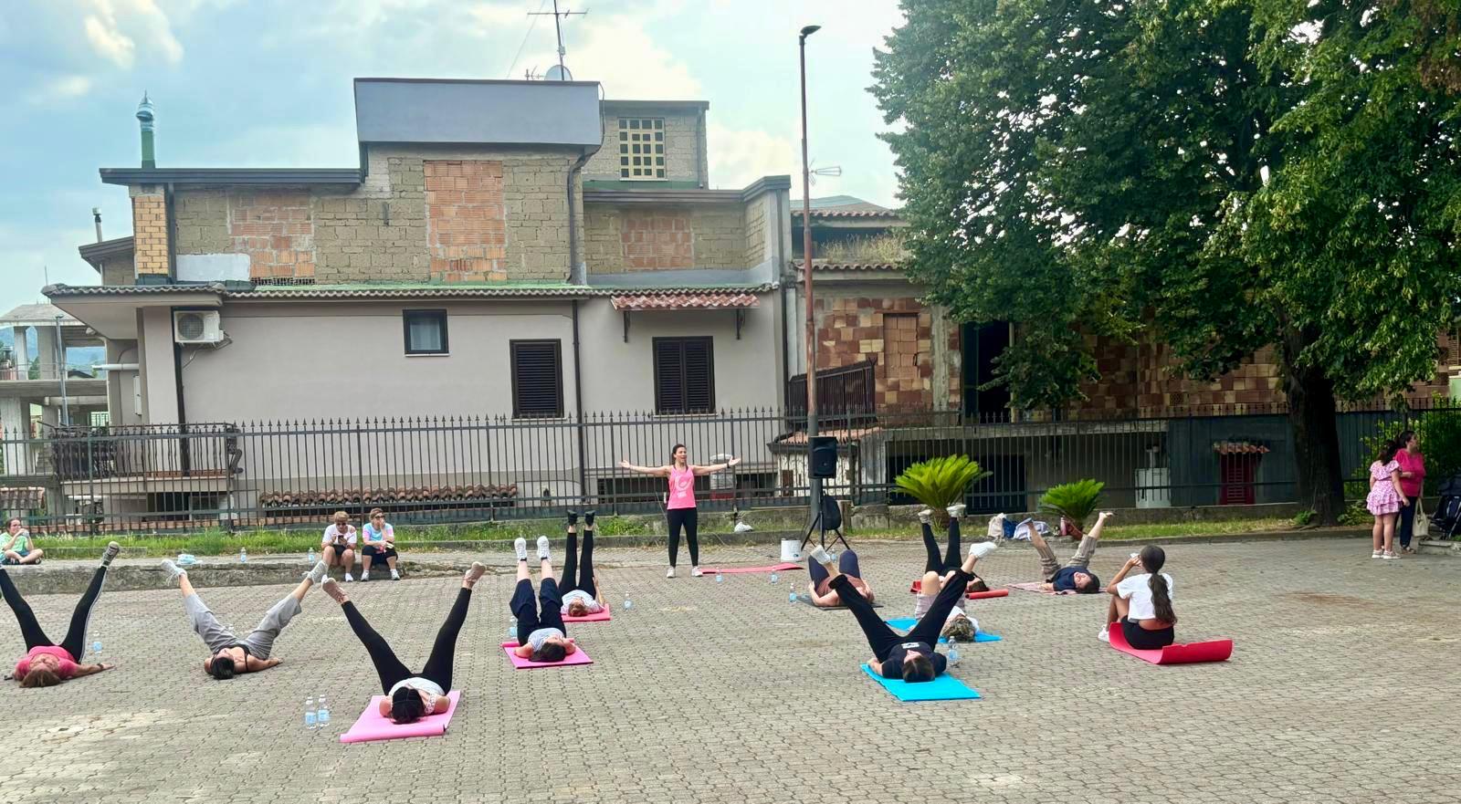 Successo per la prima giornata di “Aerobica all’aria aperta” a Mugnano del Cardinale(foto)