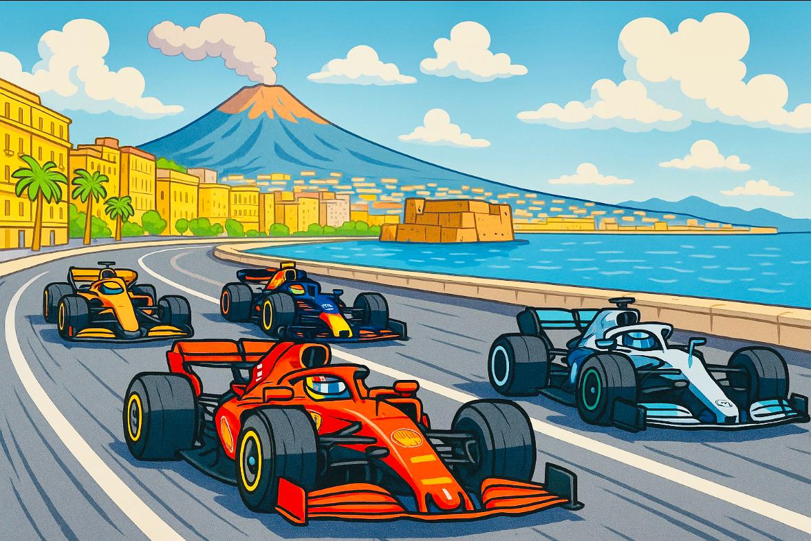 Napoli sogna la Formula 1: nasce il Comitato promotore per riportare il Circus sotto il Vesuvio