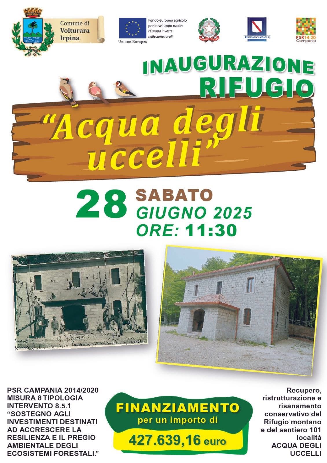 Volturara Irpina celebra la Vetta del Terminio e inaugura il Rifugio “Acqua degli Uccelli”(foto)