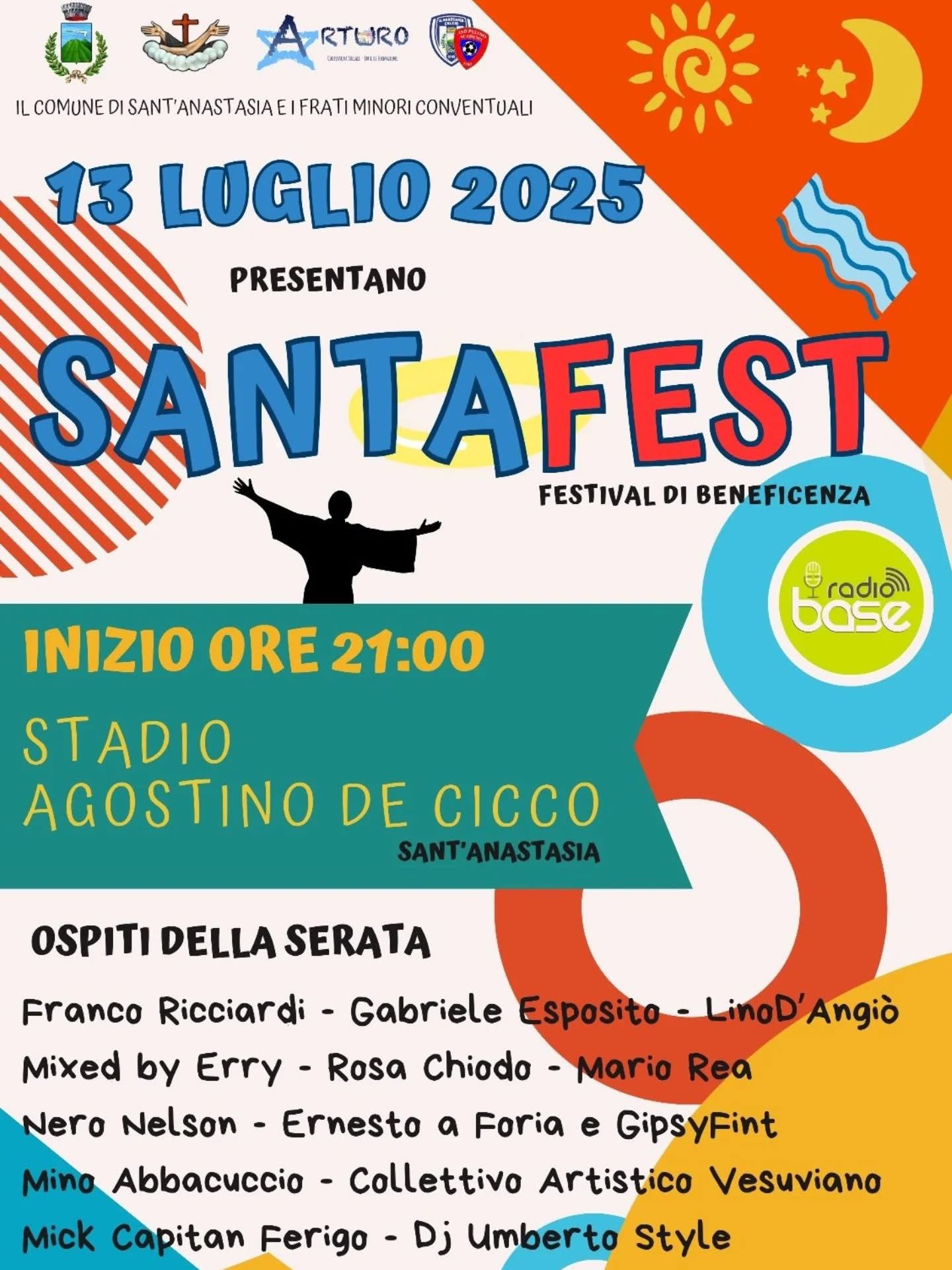 “SantaFest”: il 13 luglio musica e solidarietà a Sant’Anastasia per i bambini in difficoltà