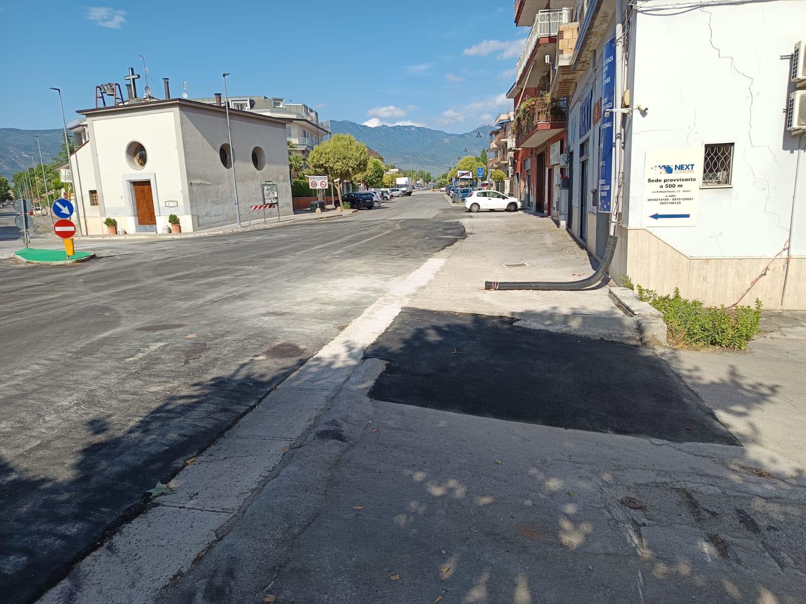Cimitile, riaperto dopo 537 giorni l’incrocio di Galluccio: fine dell’incubo per i residenti