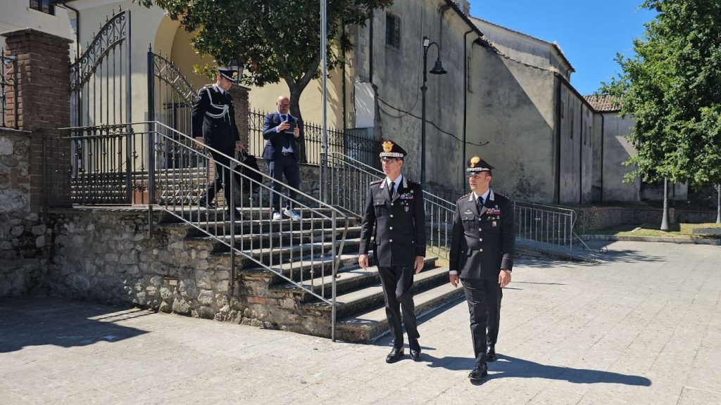 Il Vice Comandante Generale dell’Arma, Gen. C.A. Marco Minicucci, in visita alle Stazioni Carabinieri di Montefusco e Montemiletto