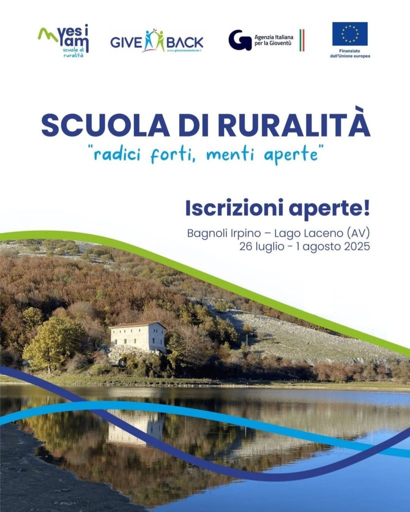 Bagnoli Irpino – Dal 26 luglio al via la Scuola di Ruralità con oltre 50 giovani da tutta Italia.