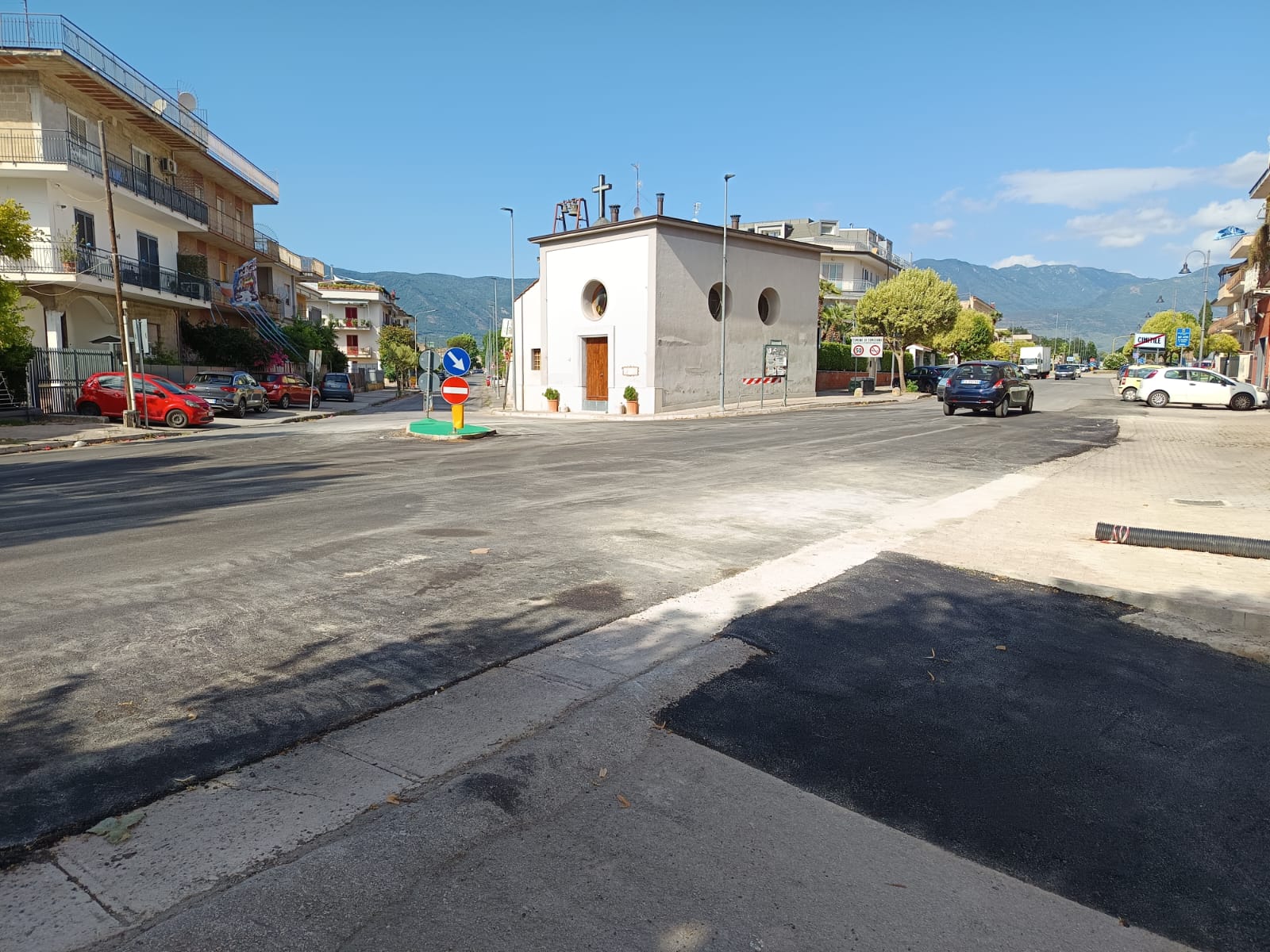 Cimitile, riaperto dopo 537 giorni l’incrocio di Galluccio: fine dell’incubo per i residenti