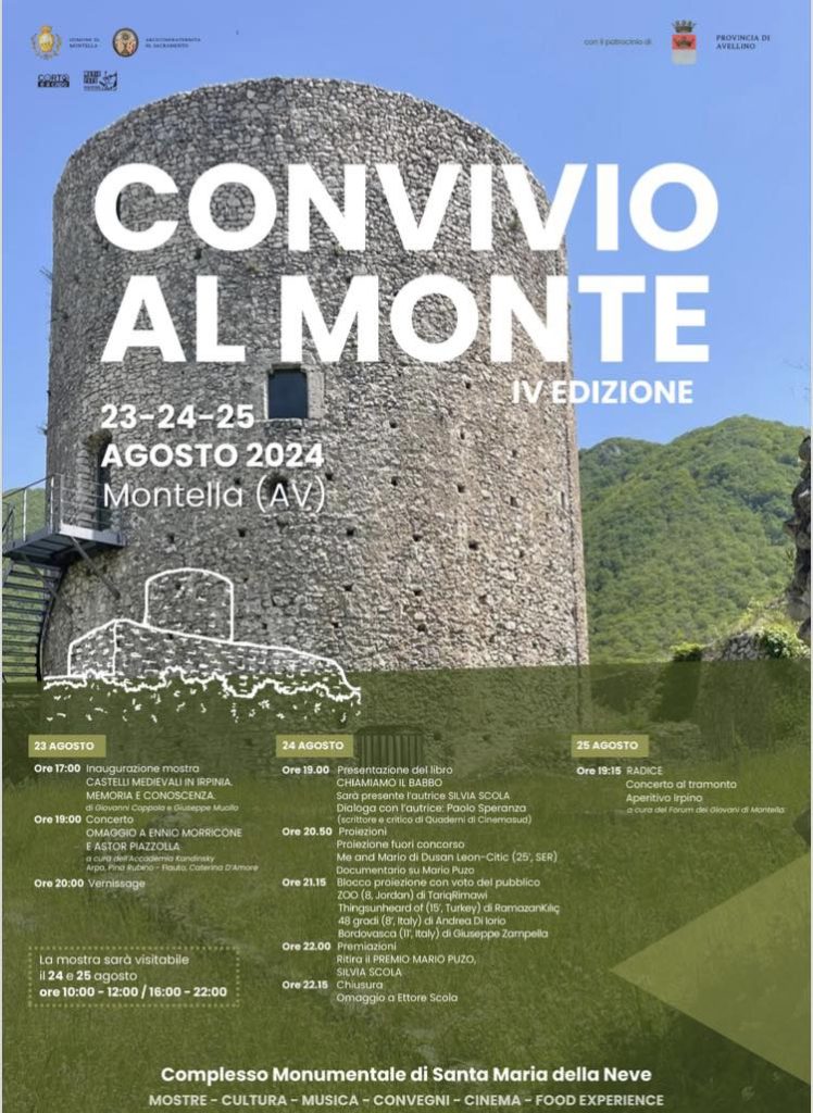 Montella: Torna “Convivio al Monte” – Al via la V Edizione tra storia, arte e partecipazione