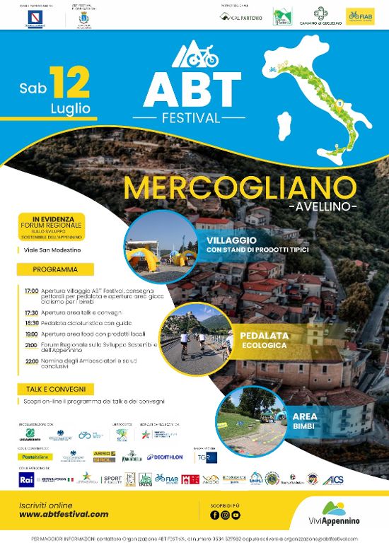 Mercogliano ospita l’unica tappa campana dell’Appennino Bike Tour 2025
