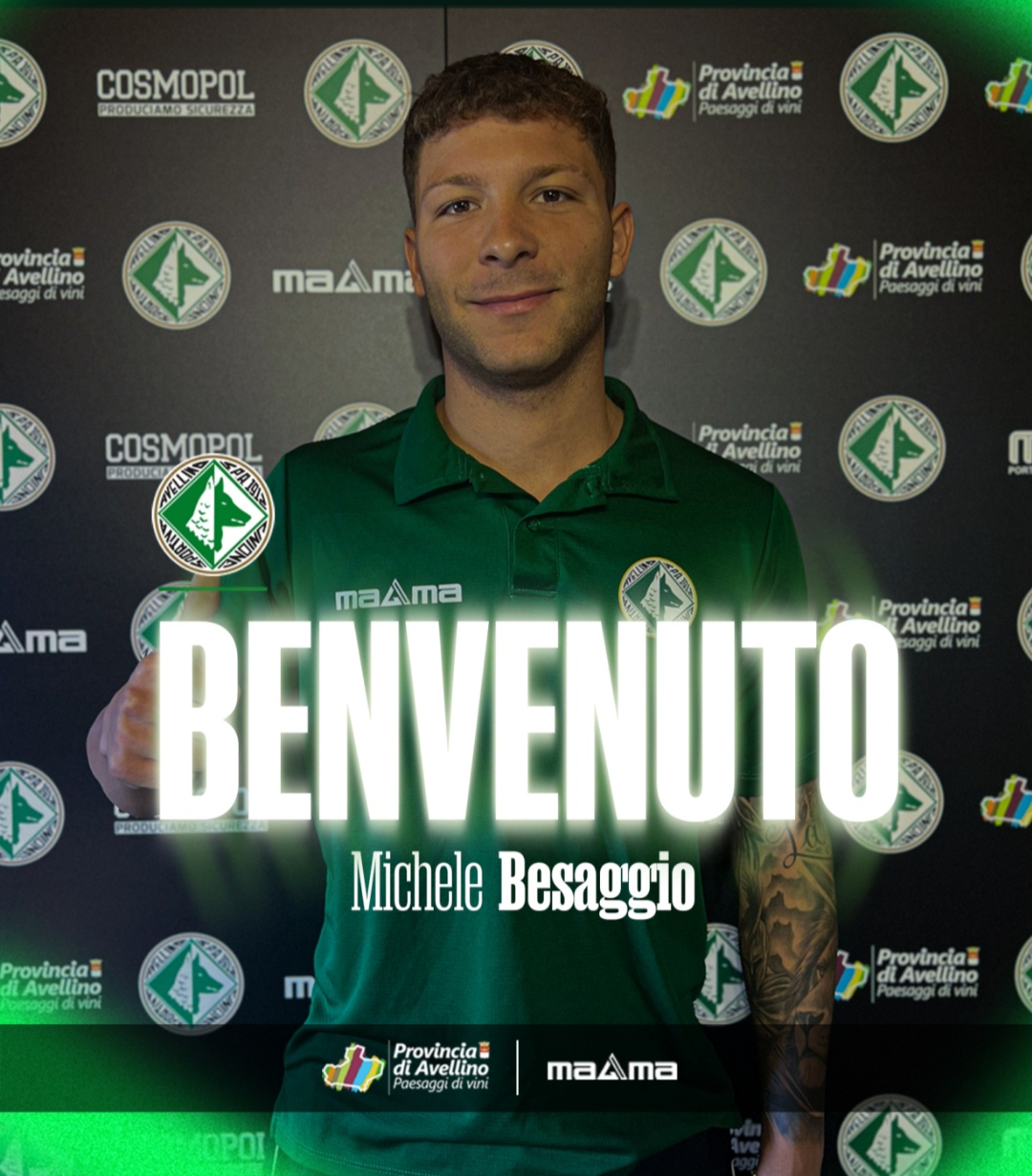 Calcio. Michele Besaggio è un nuovo calciatore dellU.S. Avellino: contratto fino al 2028