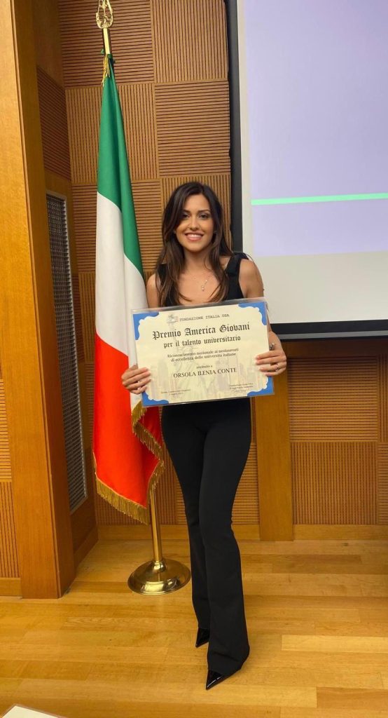 Roma, la giurista avellana Ilenia Conte premiata alla Camera dei Deputati con il Premio America Giovani