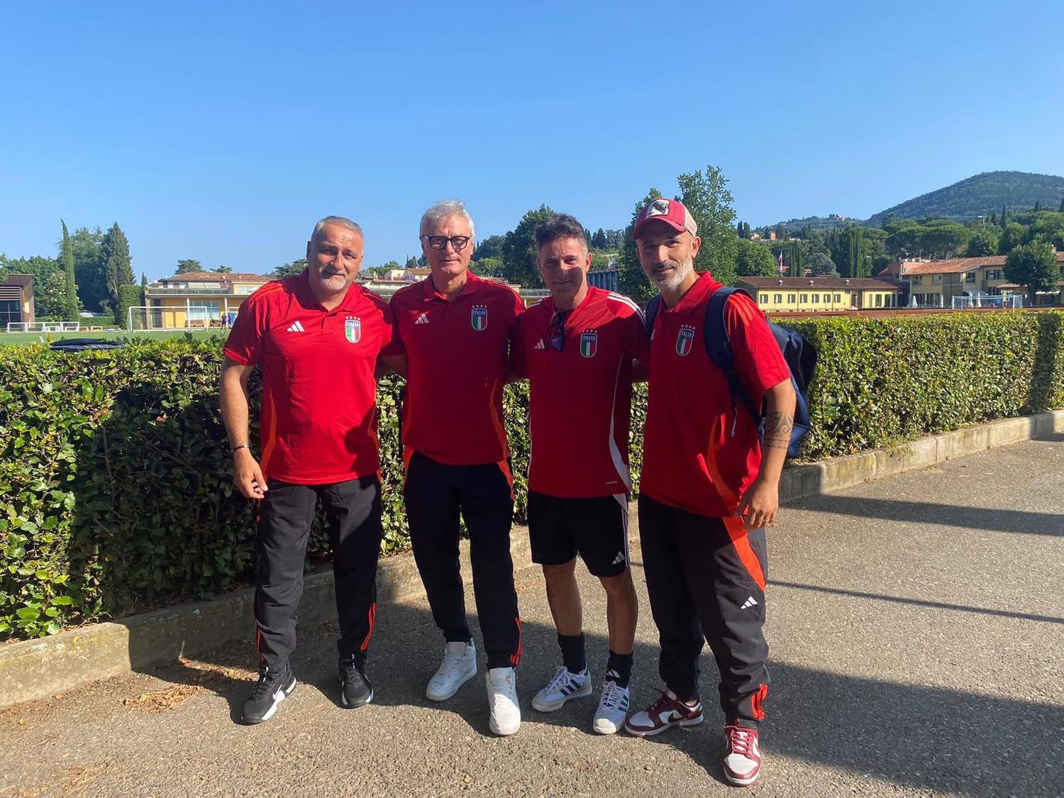 Sgambati a Coverciano: un rappresentante del Mandamento al Corso UEFA A