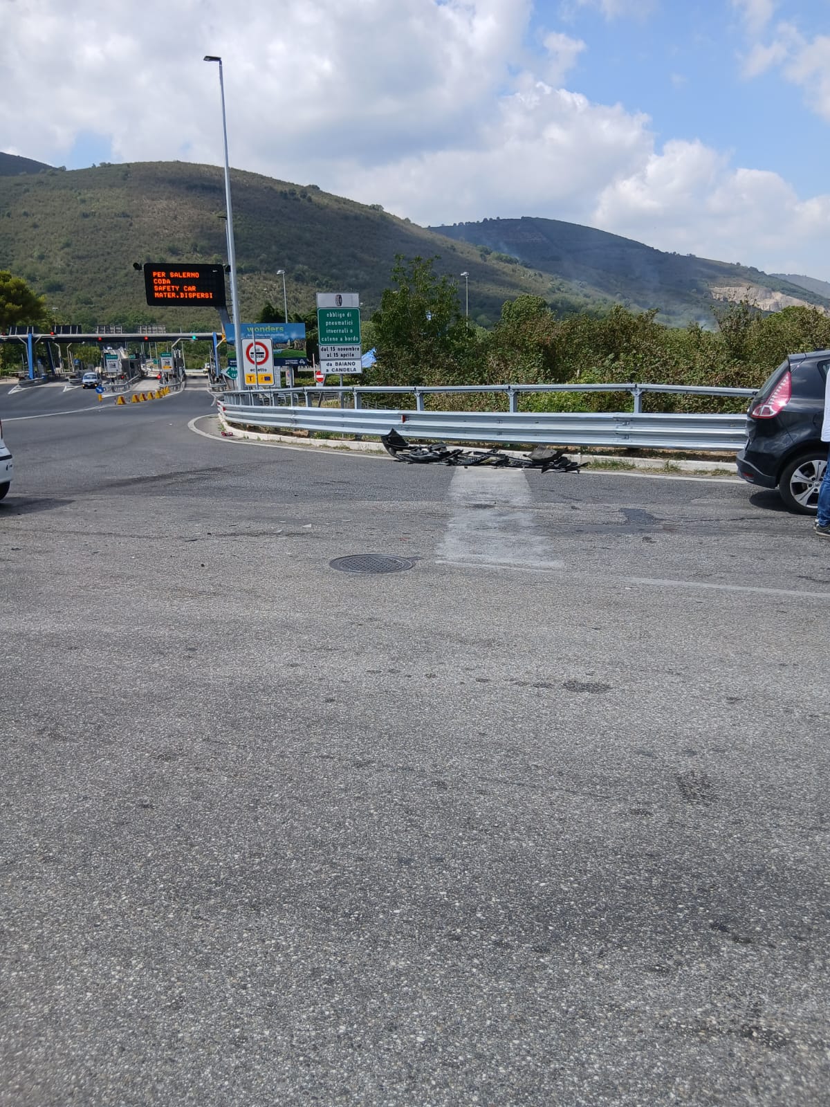 Incidente all’uscita dell’autostrada di Baiano: torna il tema della rotatoria mai realizzata