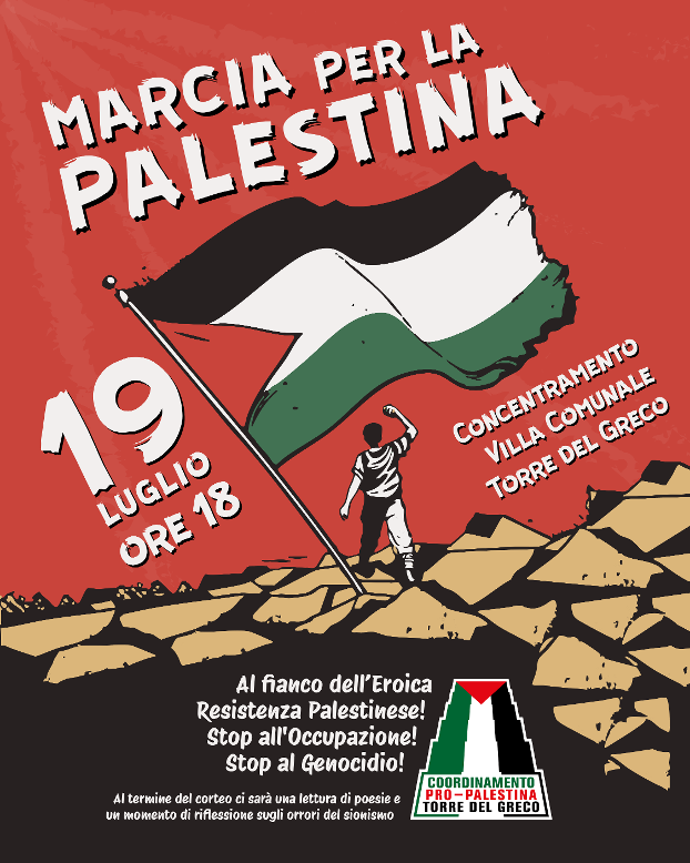 Torre del Greco al fianco della resistenza palestinese