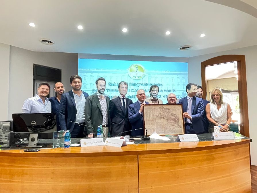 Ordine dei Medici di Caserta: saluto istituzionale ai direttori Blasotti (ASL) e Gubitosa (AORN)