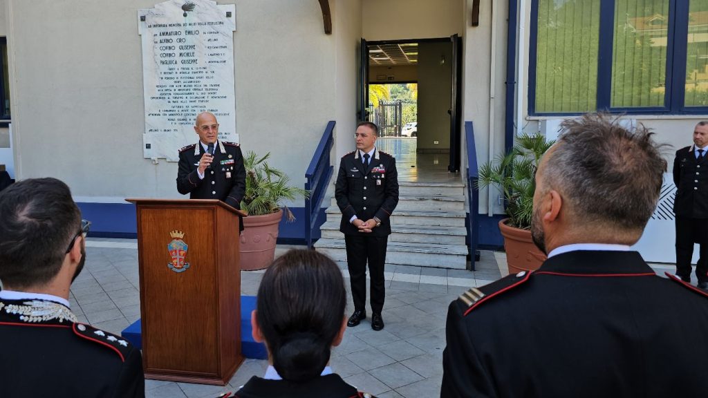 Avellino – Il saluto del Generale La Gala al Comando Provinciale dei Carabinieri: parole di apprezzamento per l’impegno dei militari