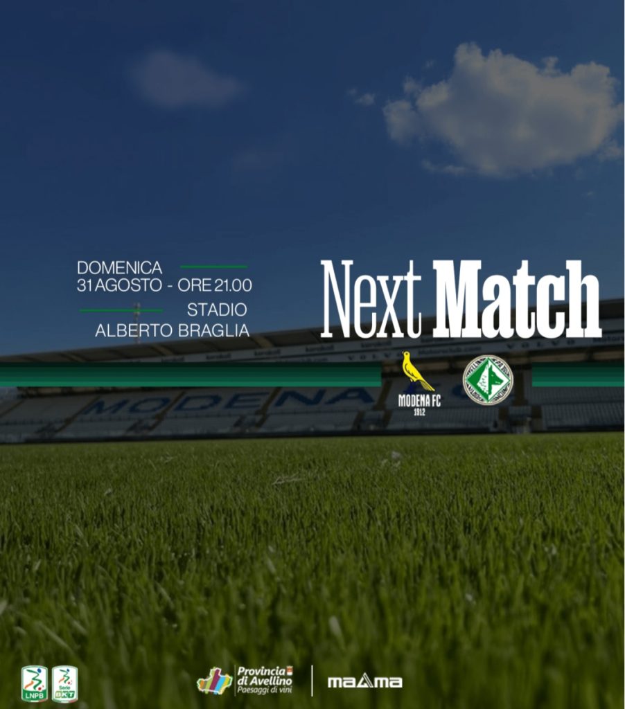 Calcio. Modena Avellino, da questo pomeriggio la prevendita per il settore ospiti